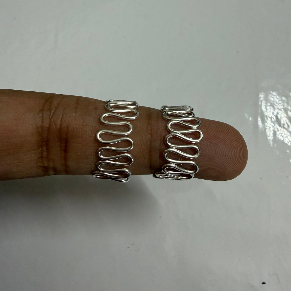 Silver Plated Toe Ring