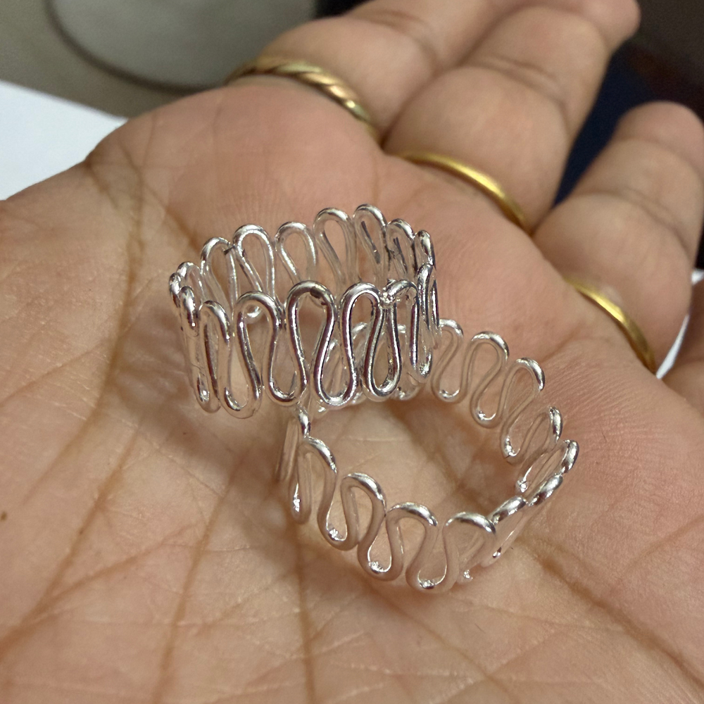 Silver Plated Toe Ring