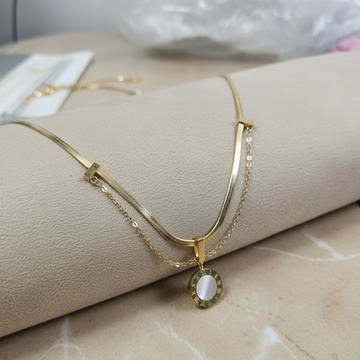 Layered Gold Snake Chain Necklace