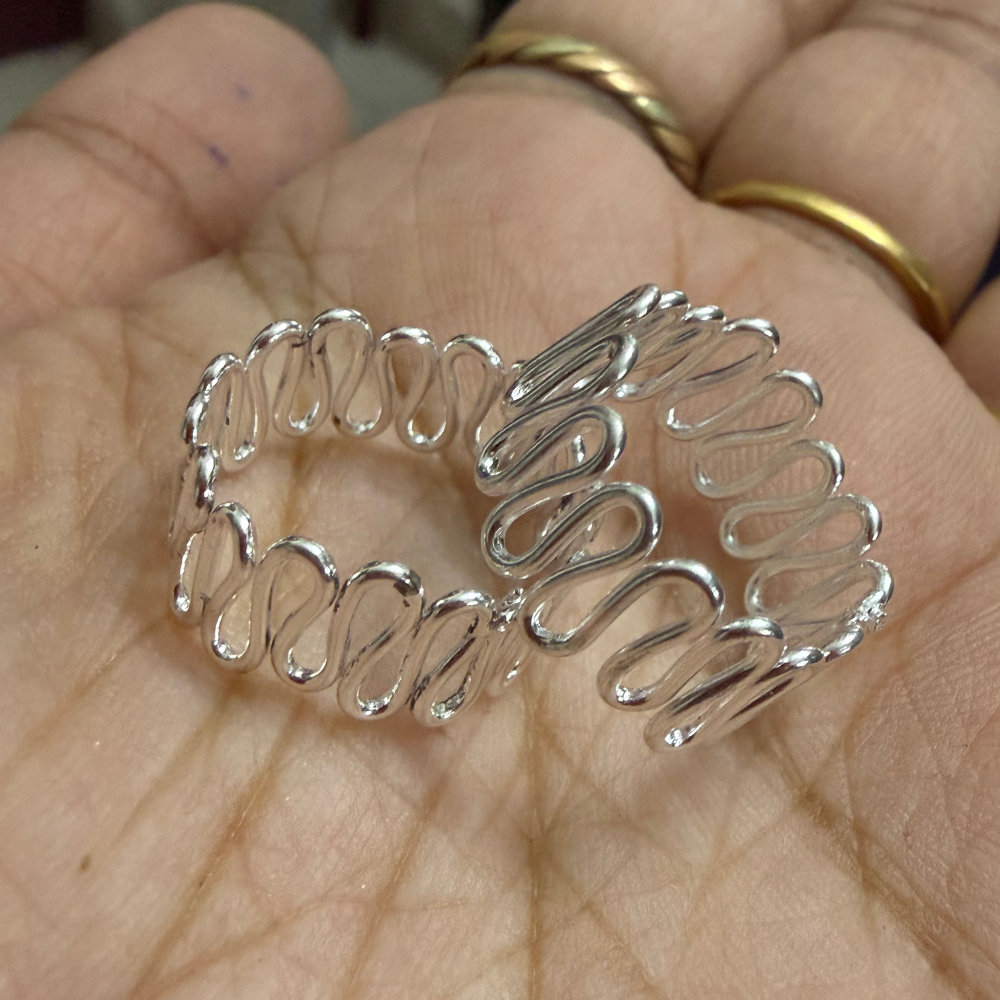 Silver Plated Toe Ring