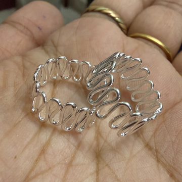 Silver Plated Toe Ring