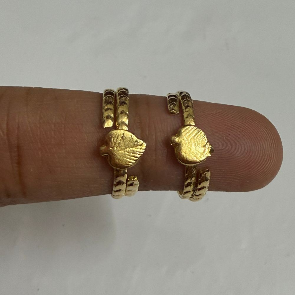 IMPON Plain Leaf Toe rings