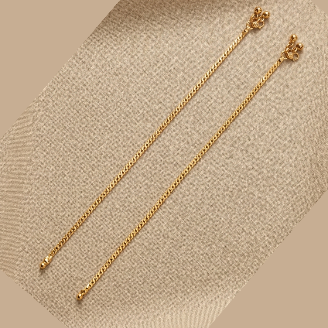 Classic Gold Micro Plated Chain Anklet