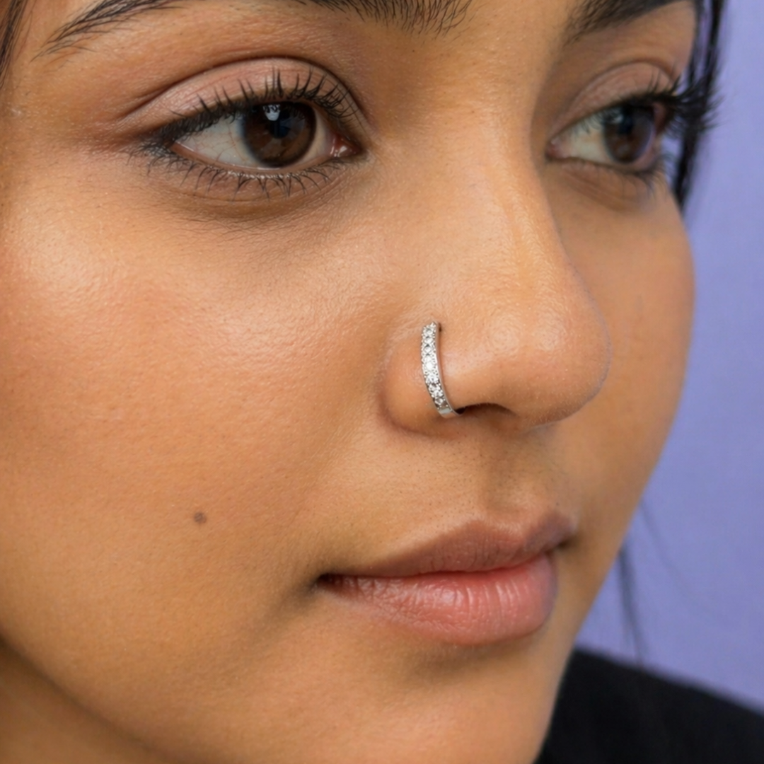 Minimal Diamond Nose Pin