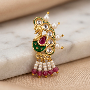 Maharashtrian Peacock Nose Pin