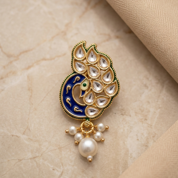 Maharashtrian Peacock Nath Nose Pin