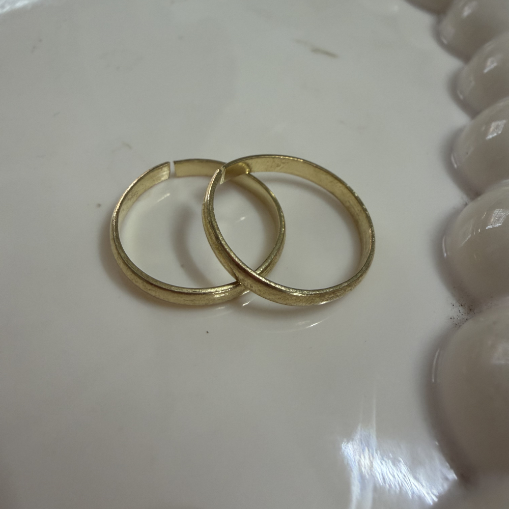 IMPON unpolished Adjustable Toe rings
