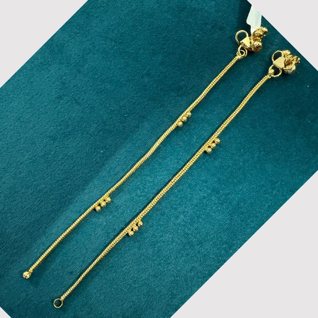 Kids Micro Gold-Plated Anklet