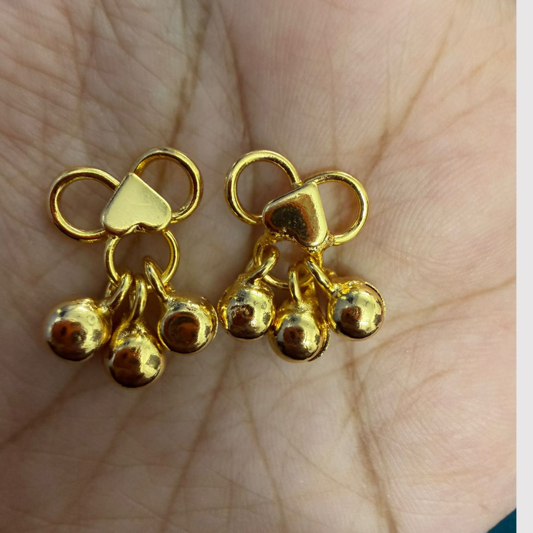 Microplate Gold Anklet hook