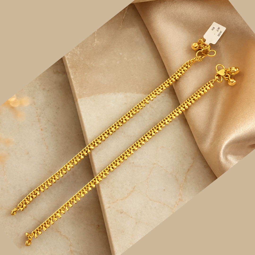 Kids Micro Gold-Plated  Anklet
