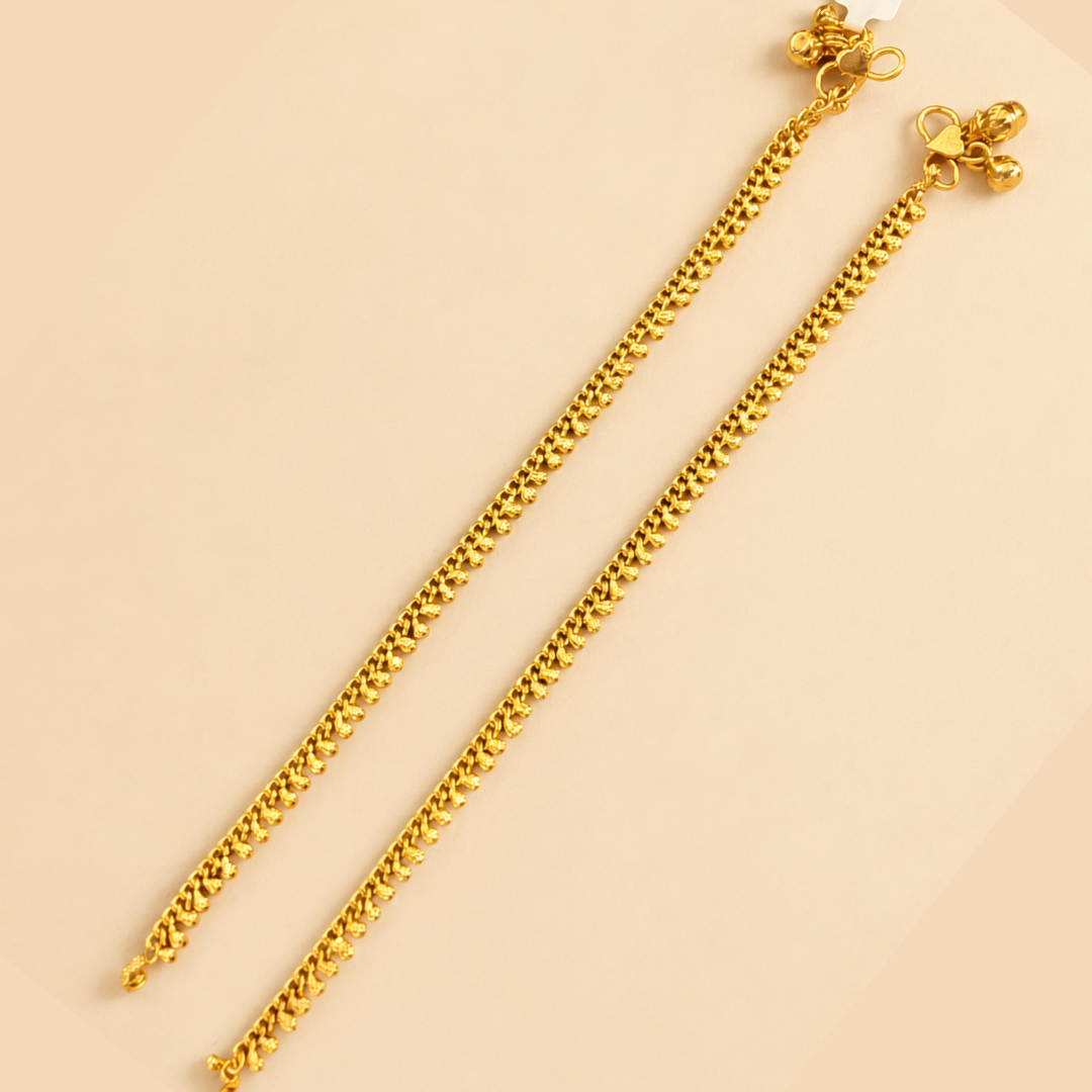 Kids Micro Gold-Plated  Anklet
