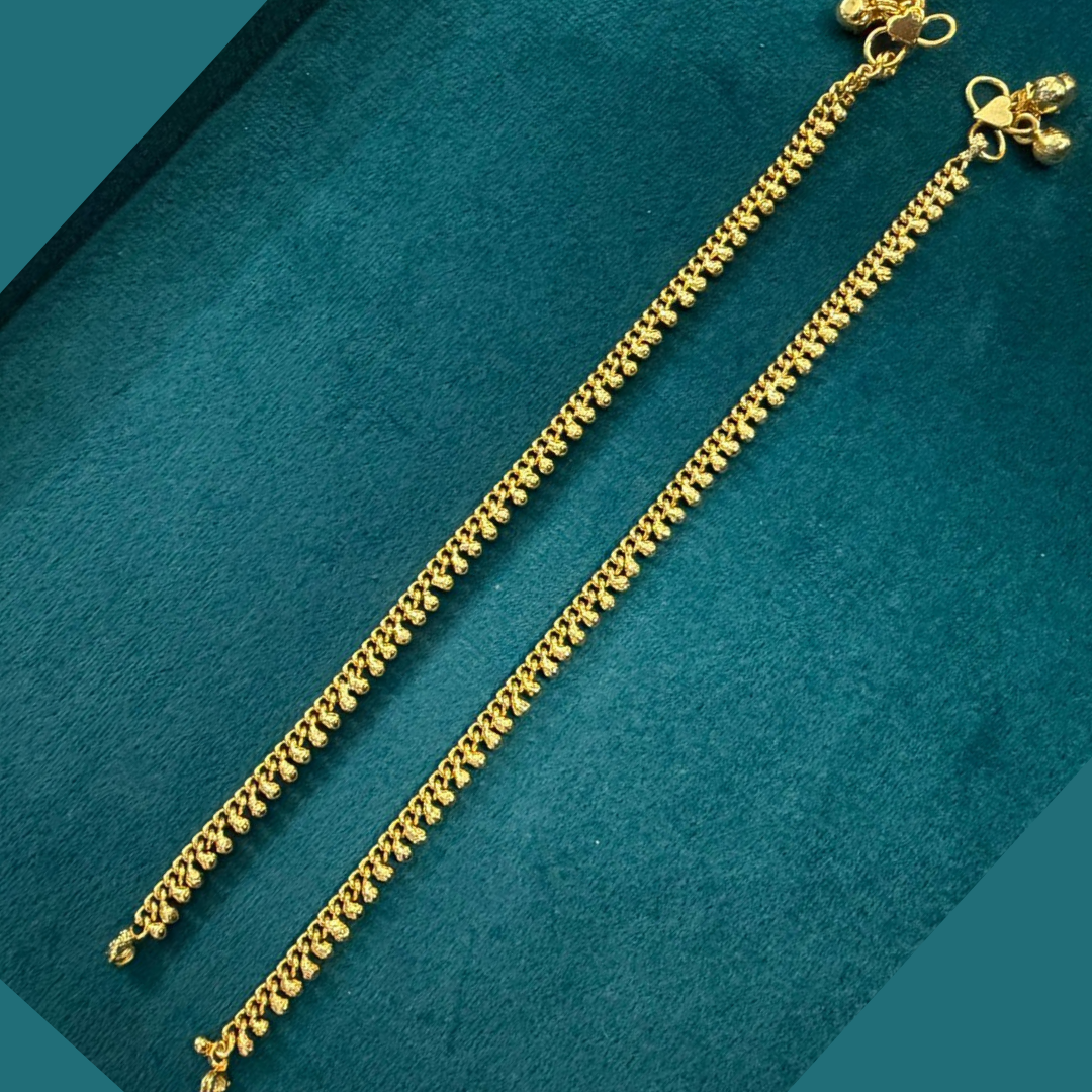 Kids Micro Gold-Plated  Anklet