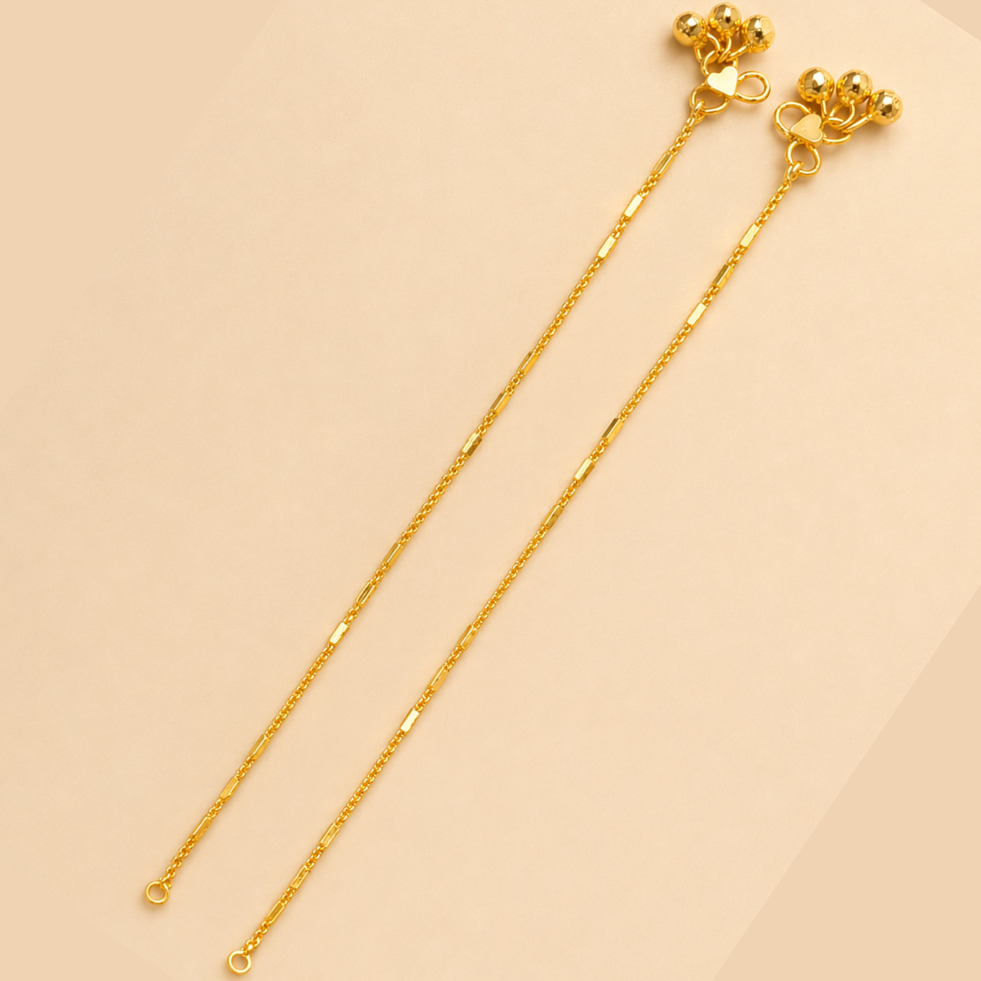 Kids Micro Gold-Plated  Anklet