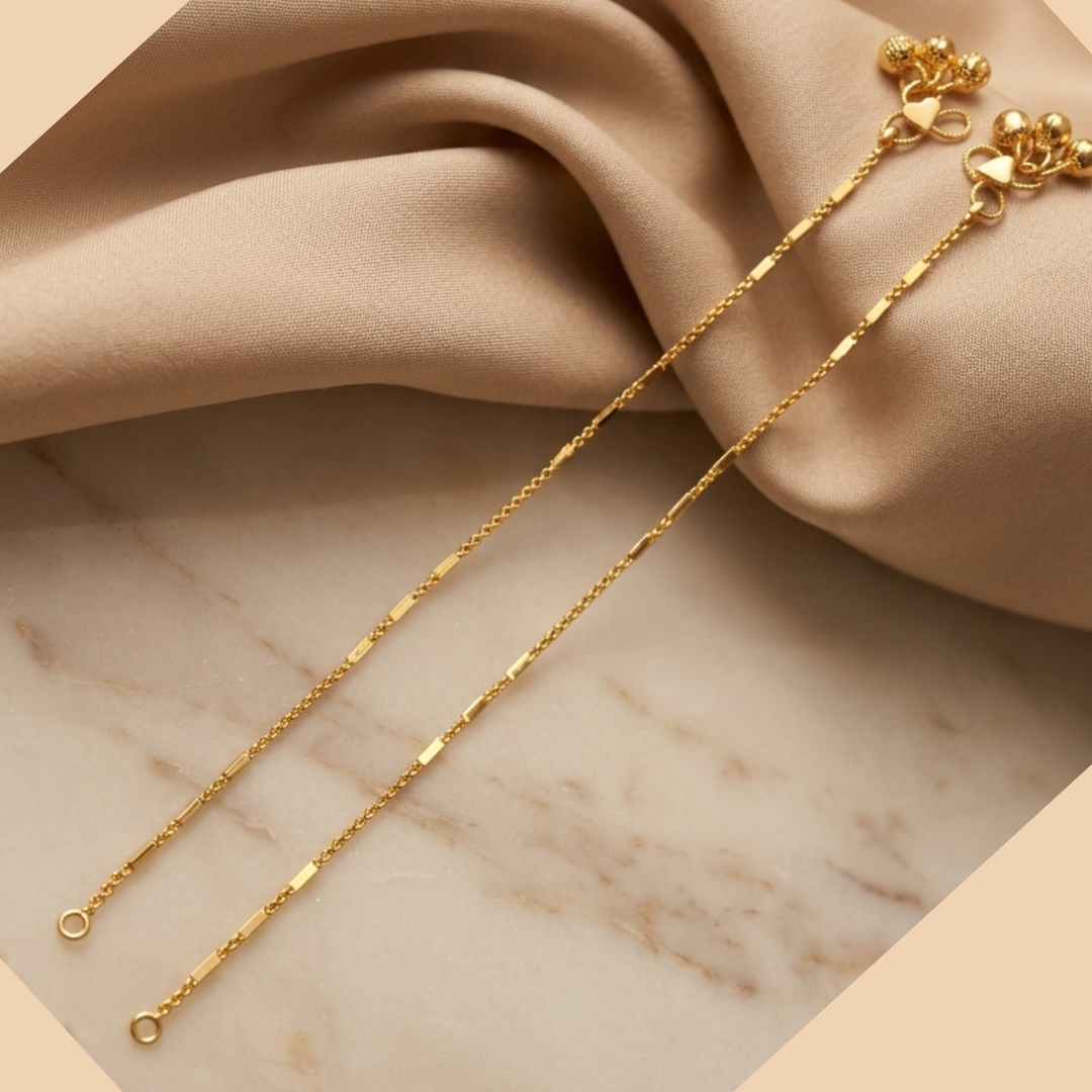 Kids Micro Gold-Plated  Anklet