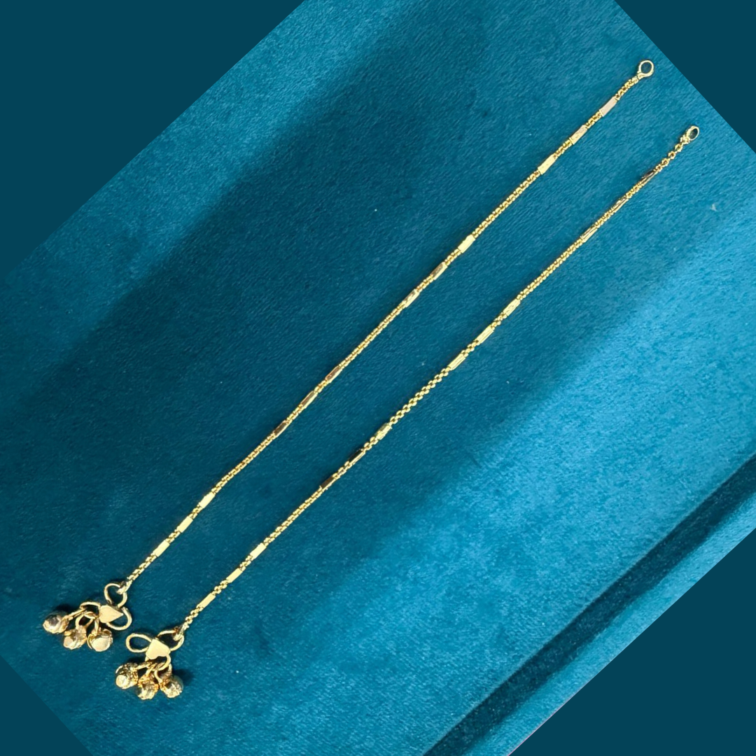 Kids Micro Gold-Plated  Anklet