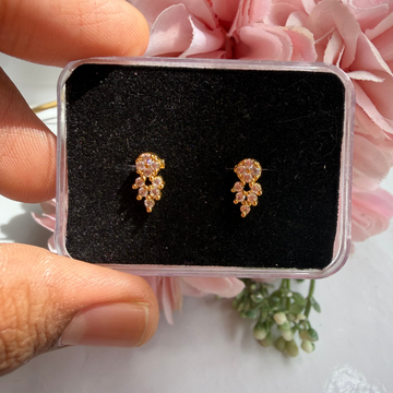 Diamond Bloom Baby Studs
