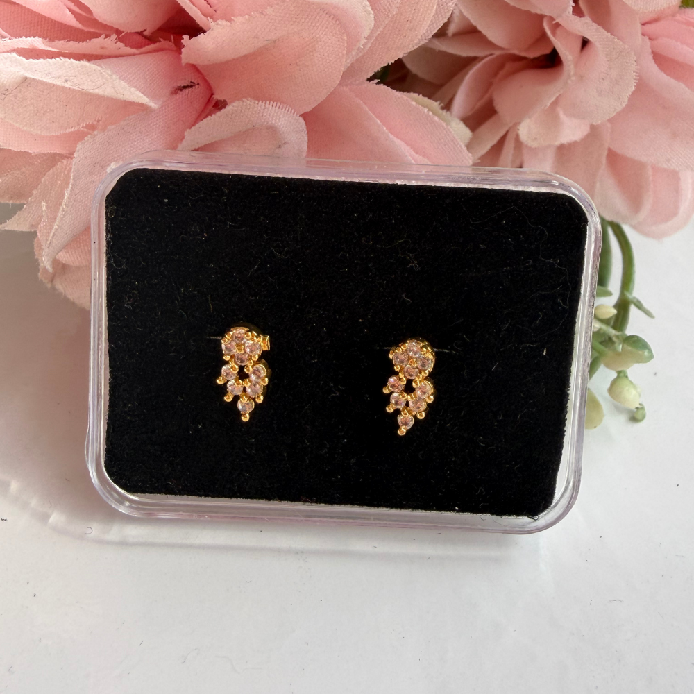 Diamond Bloom Baby Studs