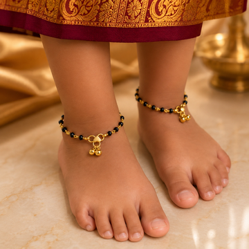 Kids Micro Gold-Plated  Anklet