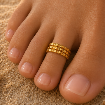 Gold Plated Toe Ring