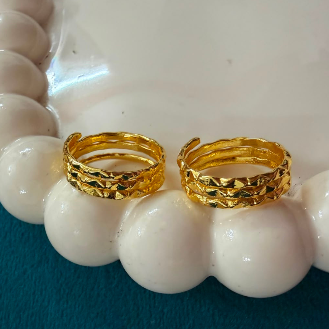 Gold Plated Toe Ring