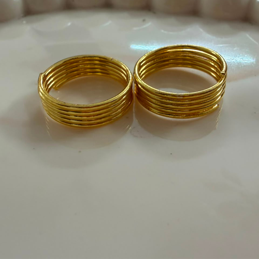 Gold Plated Toe Ring