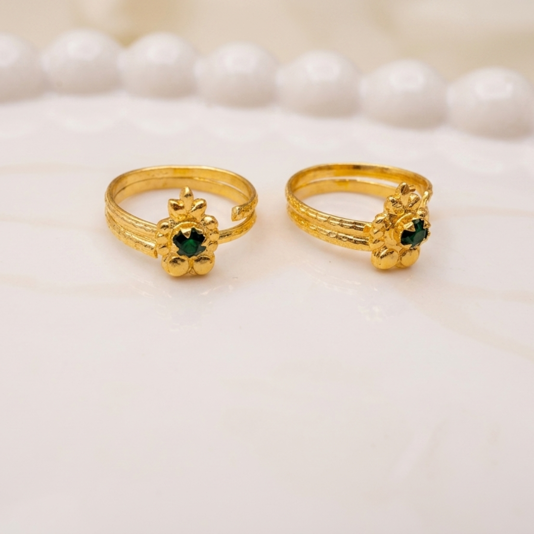Gold Plated Toe Ring