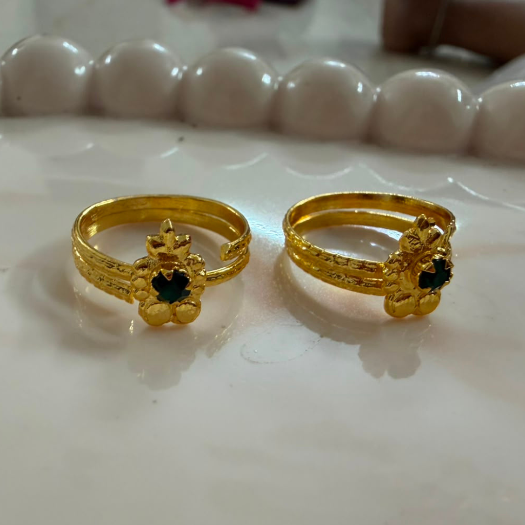 Gold Plated Toe Ring