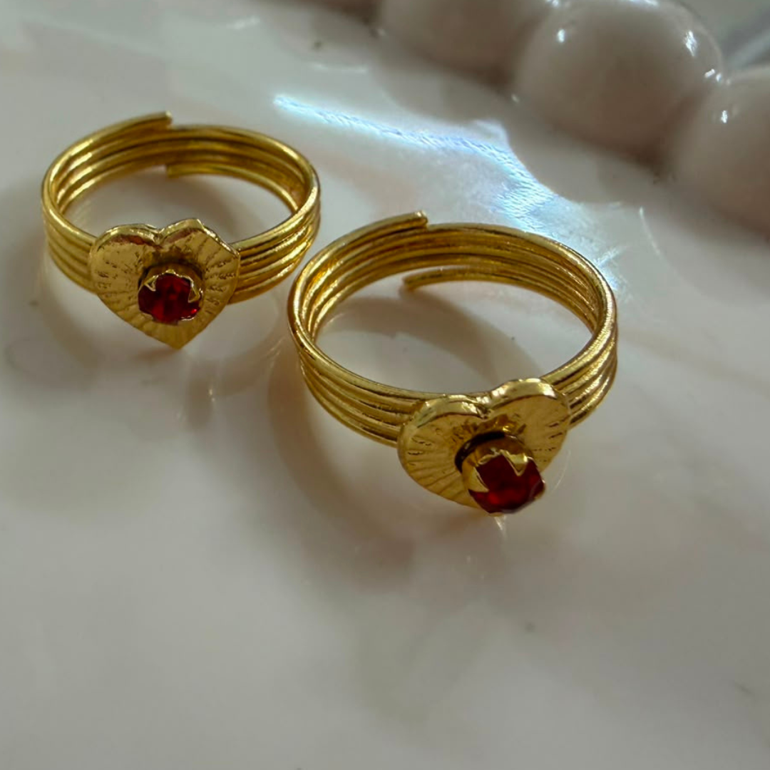 Gold Plated Toe Ring
