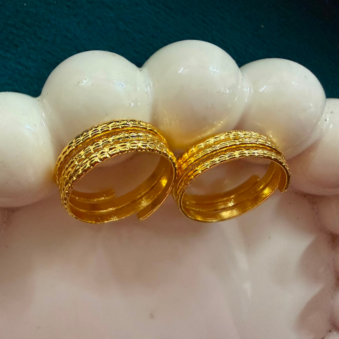 Gold Plated Toe Ring