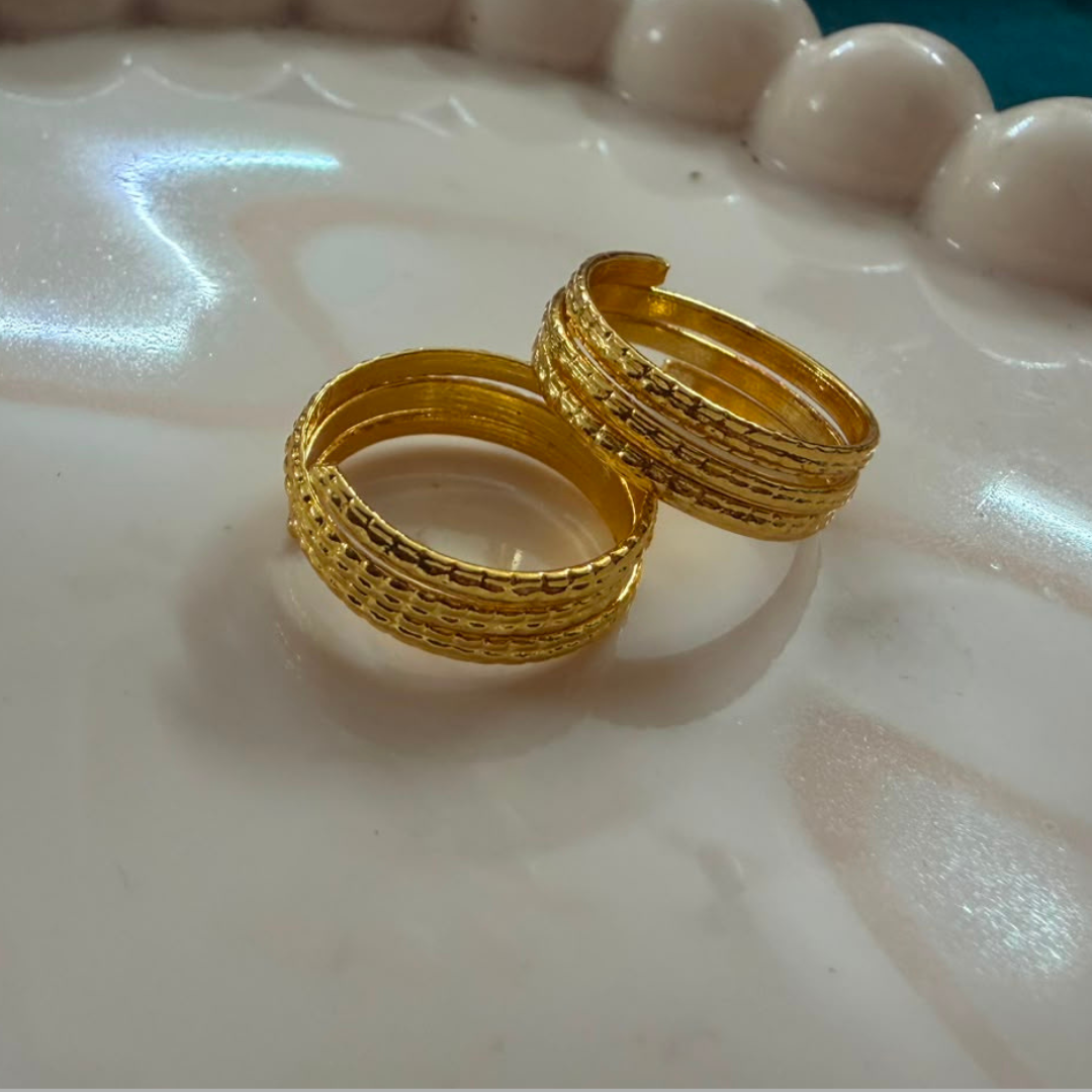 Gold Plated Toe Ring