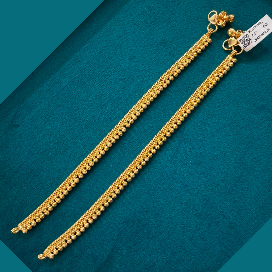 Kids Micro Gold-Plated  Anklet