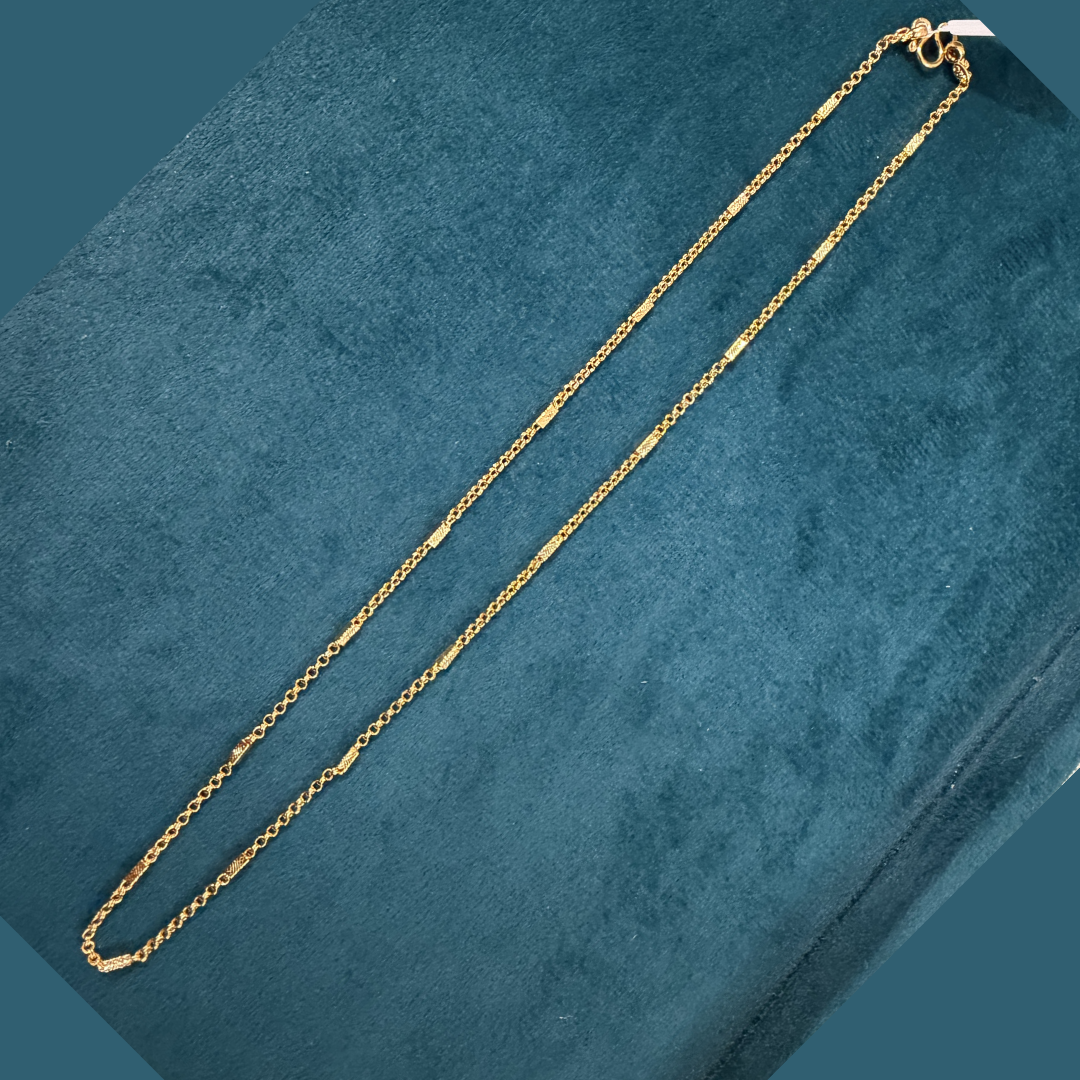 Micro Gold Plated  Chain