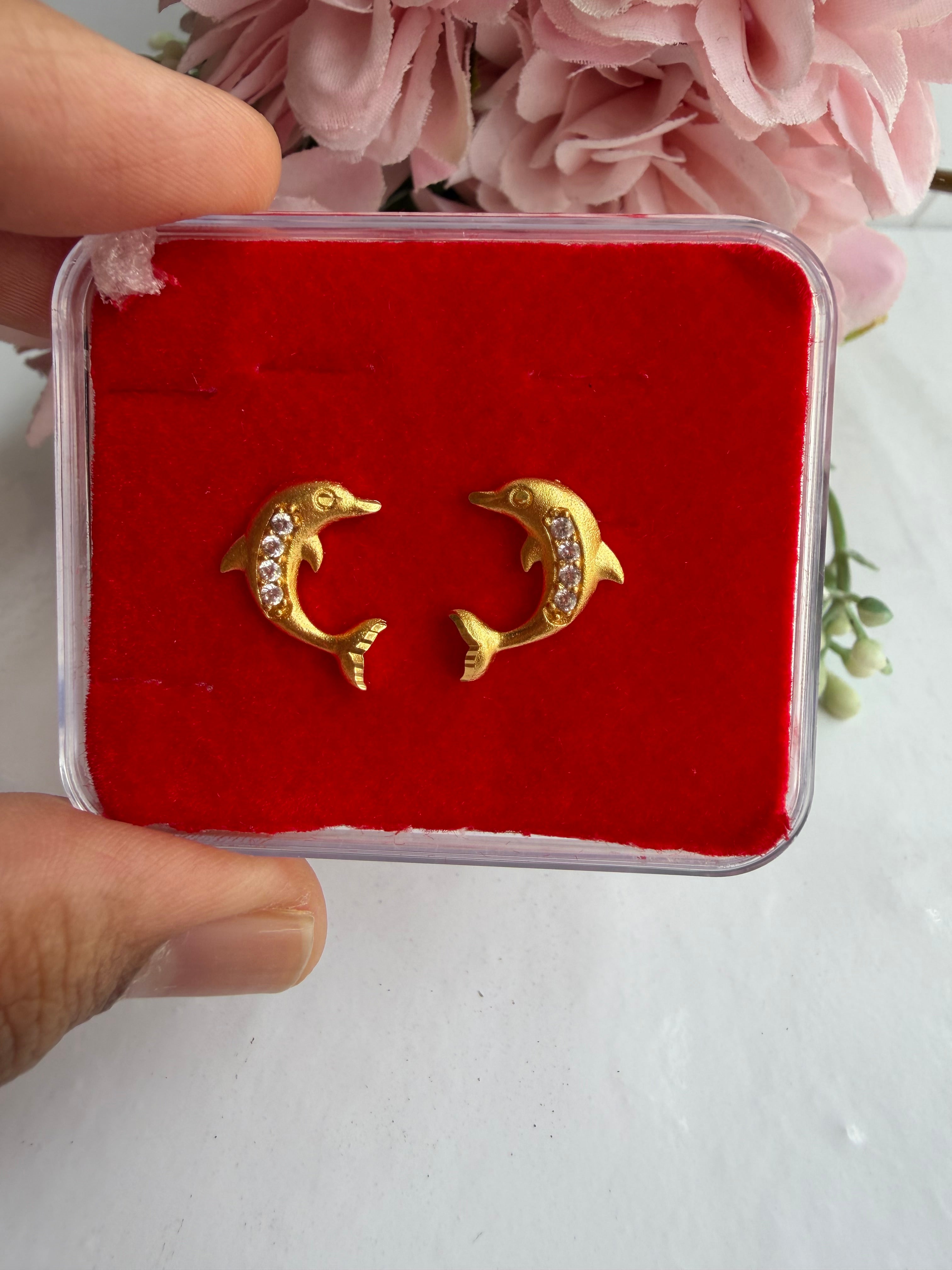 Dolphin Baby Studs