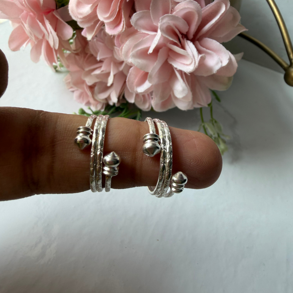 Silver Plated Toe Ring