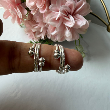 Silver Plated Toe Ring