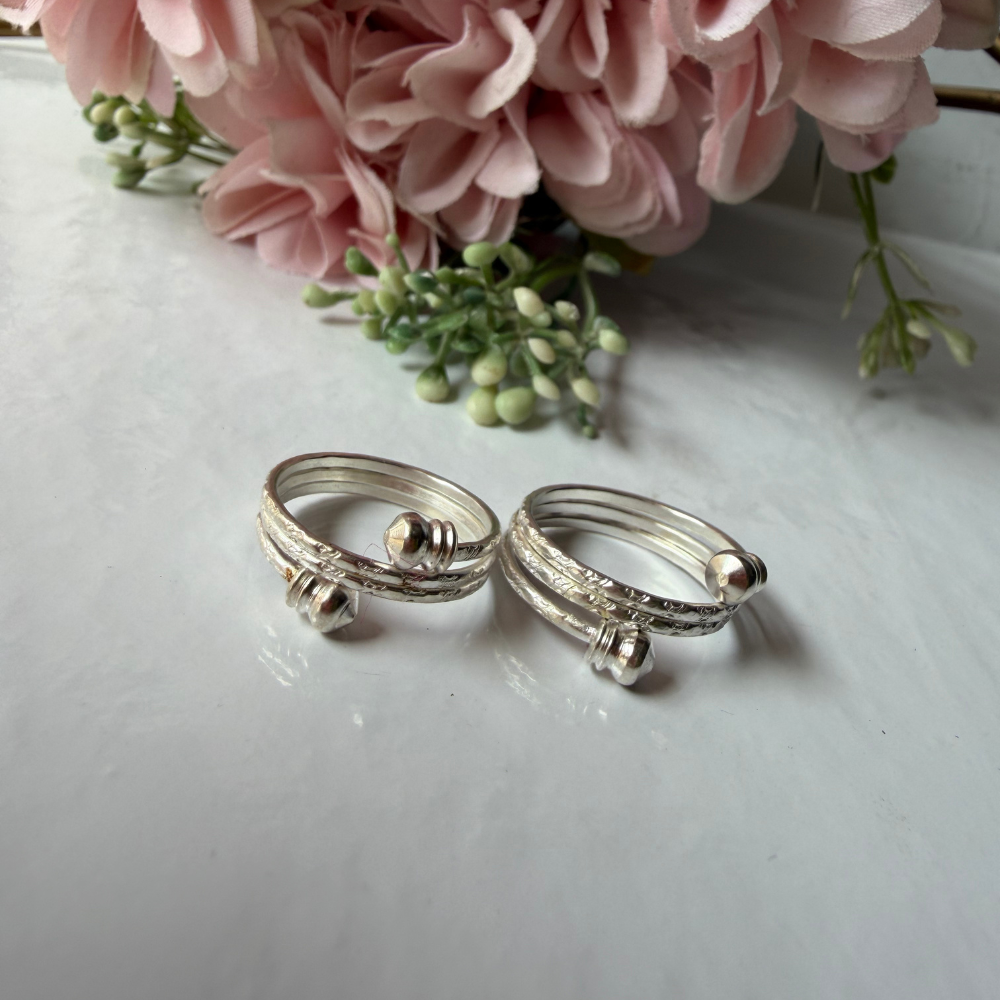 Silver Plated Toe Ring