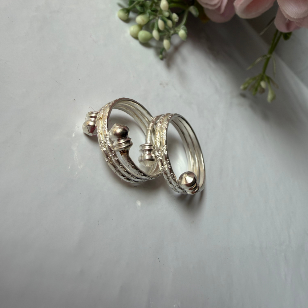 Silver Plated Toe Ring