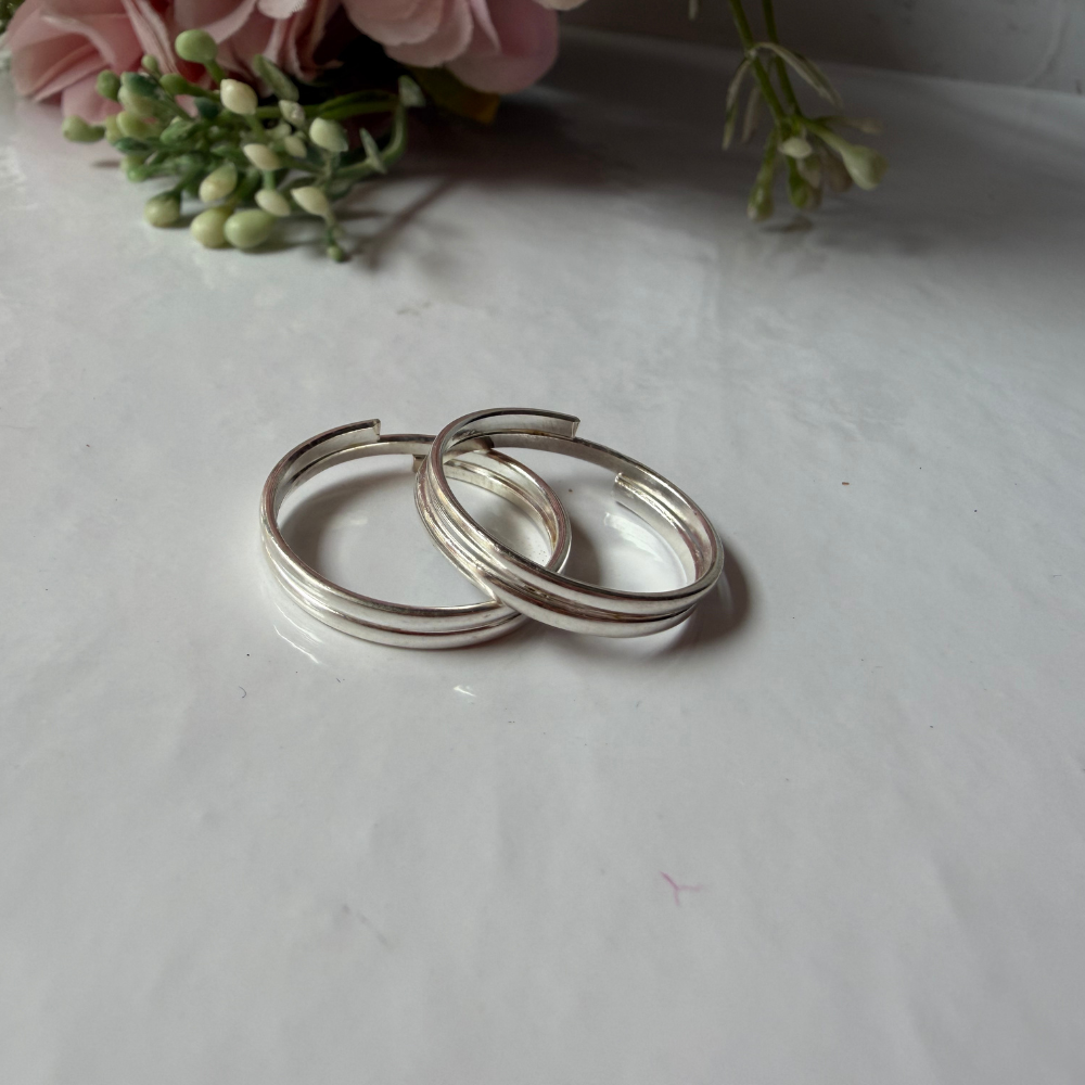 Silver Plated Toe Ring