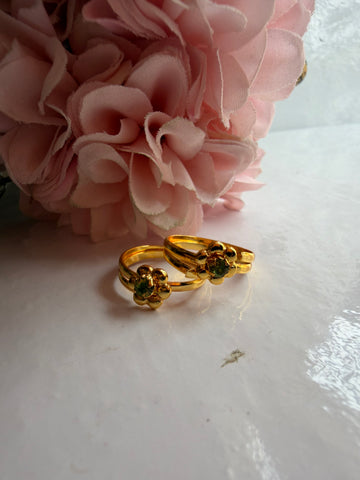 Gold Polished Toe Rings