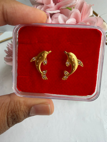 Dolphin Baby Studs