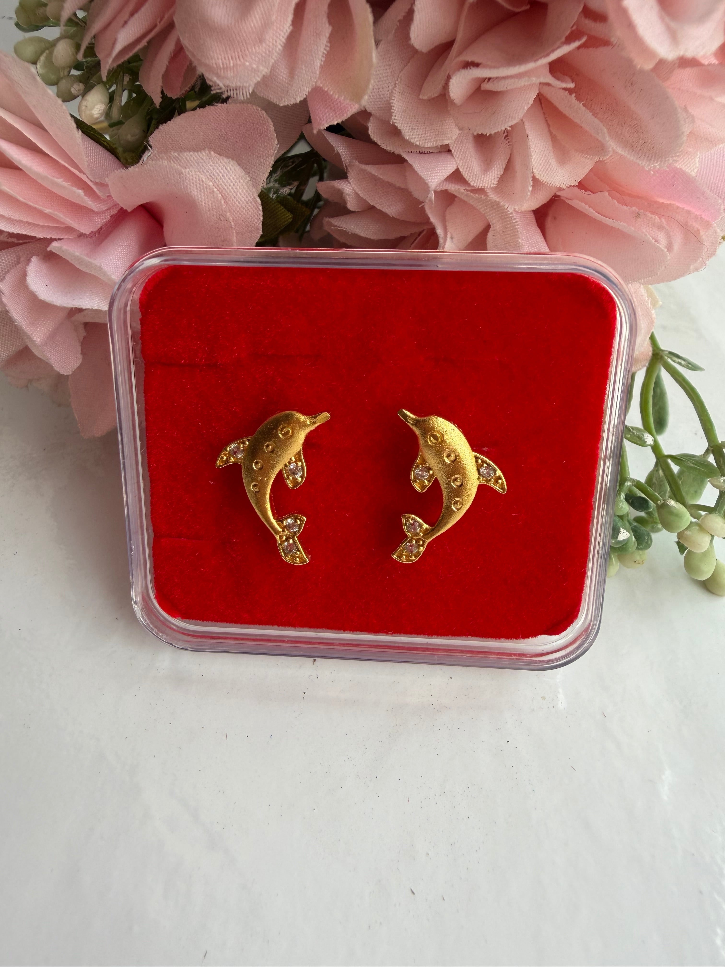 Dolphin Baby Studs