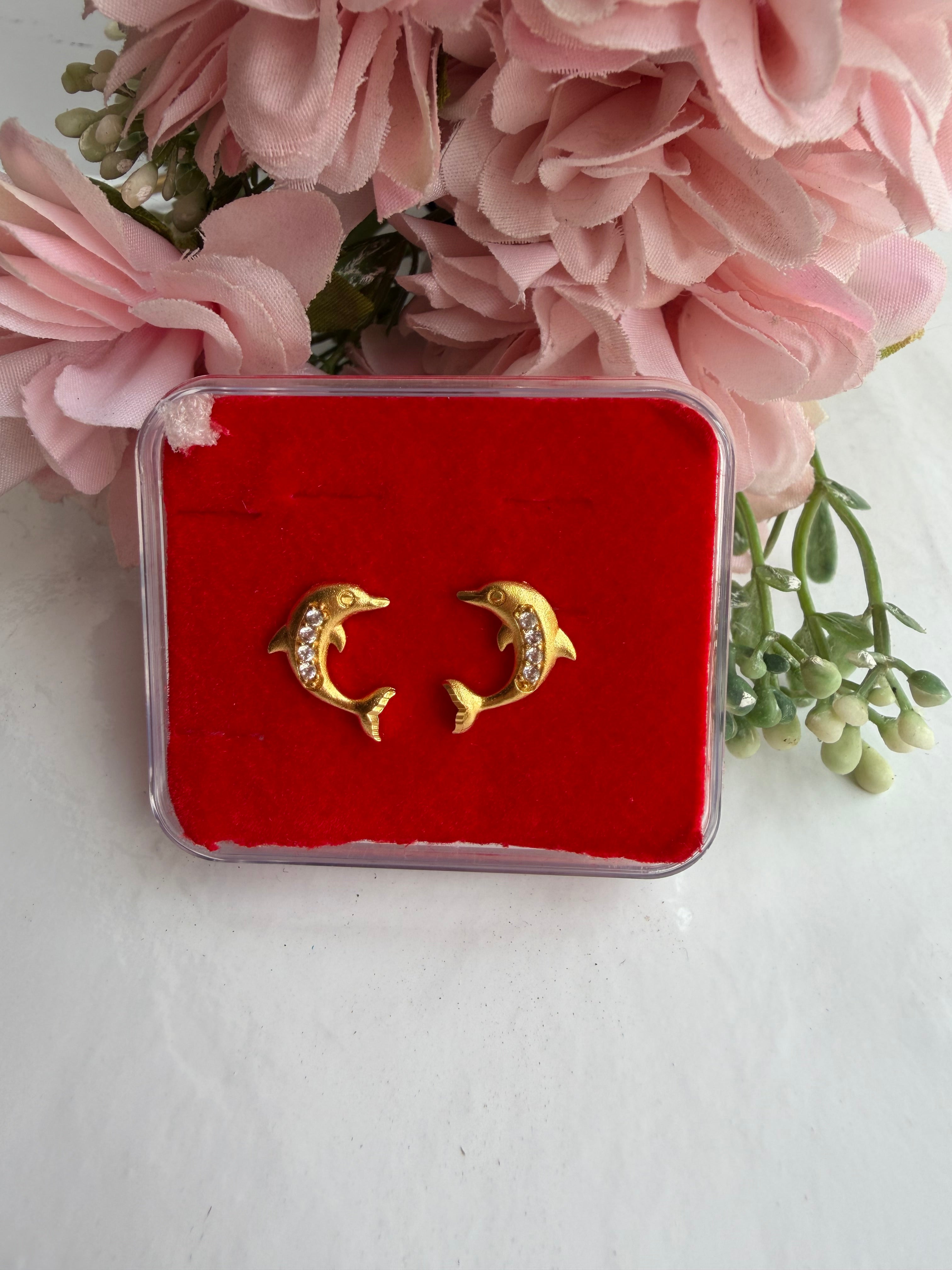 Dolphin Baby Studs